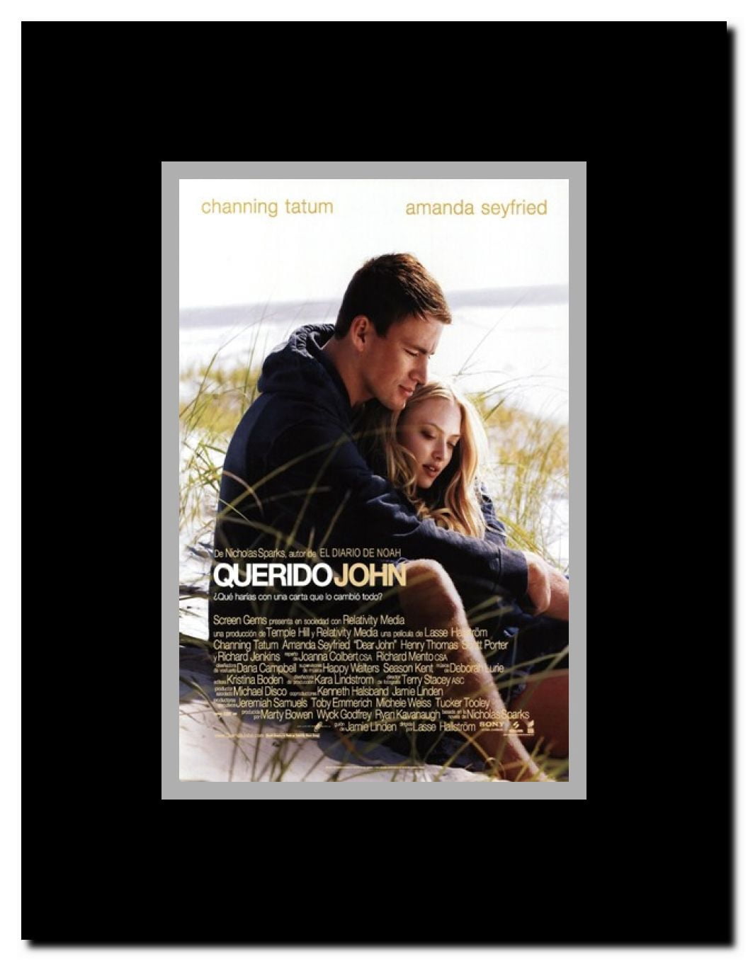 Dear John - Spanish Style Framed Movie Poster