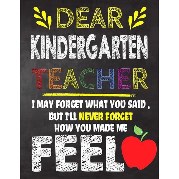 Dear Kindergarten Teacher, Book, (Paperback)