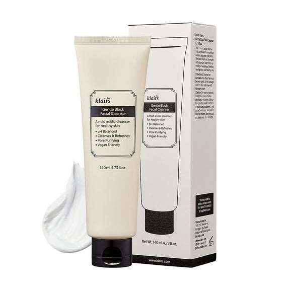 [Dear Klairs] Gentle Black Facial Cleanser 4.73 fl oz (140 ml)