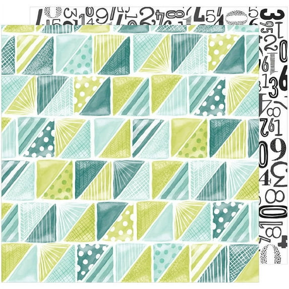 Dear Lizzy Saturday Double-Sided Cardstock 12"X12"-Brooklyn