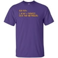 thumbnail image 1 of Dear Math I Am Not A Therapist Solve Your Own Problems Adult T-Shirt, 1 of 1
