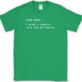 thumbnail image 1 of Dear Math I am Not A Therapist T-Shirt Funny Mathematics Humor Text Tee - Green, 2XL, 1 of 1
