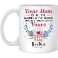 thumbnail image 1 of Dear Mom Of All The Vaginas In The World Coffee Mug 11oz Cup From Daughter Son for Birthday Christmas Anniversary Mother's Day Cup Funny Mug, 1 of 4