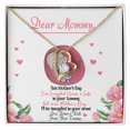 thumbnail image 1 of Dear Mommy From Your Tummy - Mother's Day Gift - Luxury Necklace, Bump Gift, Expecting Mom Gifts, To My Mommy From Tummy - Forever Love Necklace - White Gold or Yellow Gold - Gift Box, 1 of 5