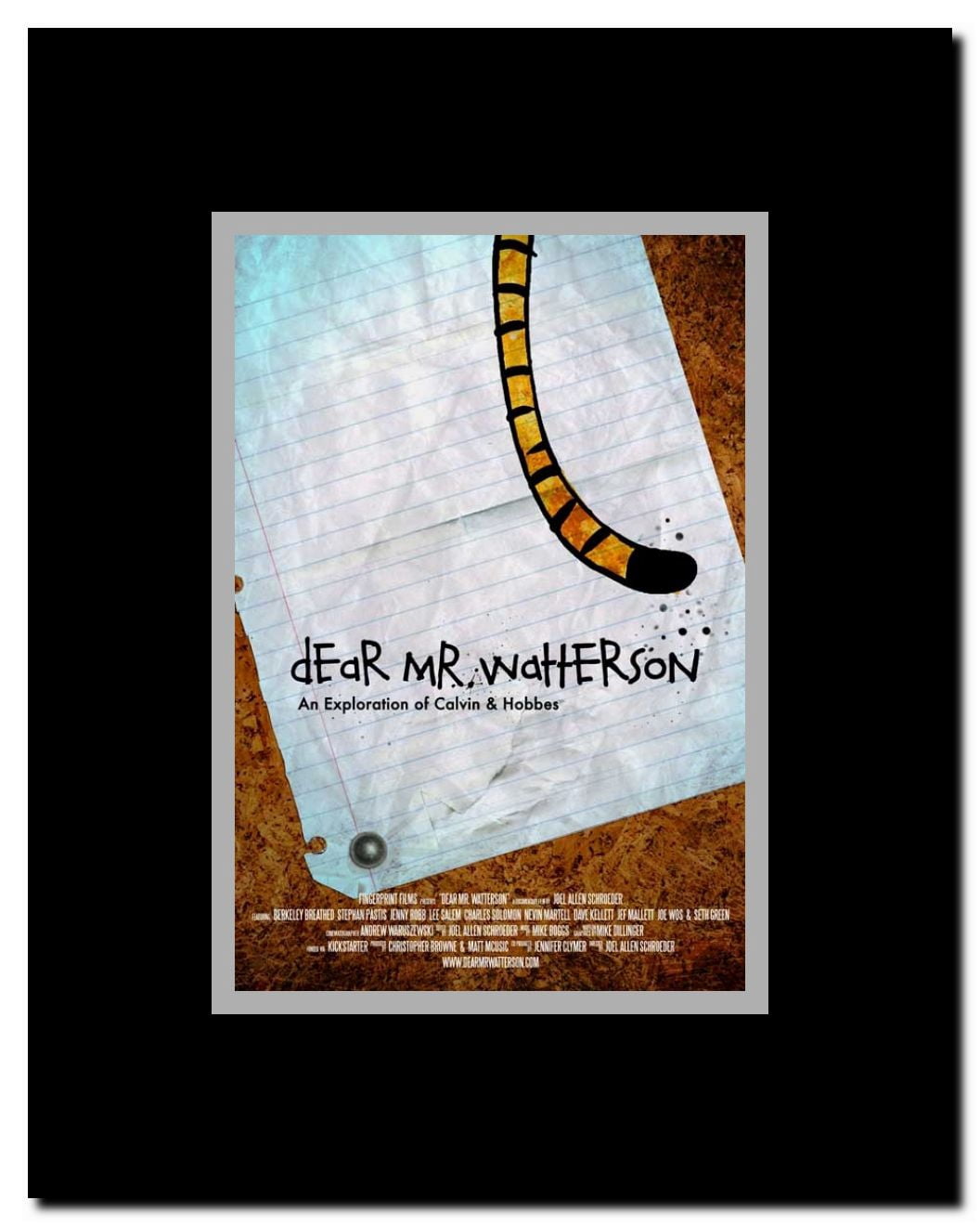 Dear Mr. Watterson Framed Movie Poster
