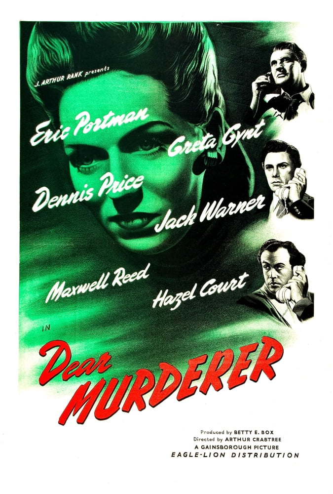 Dear Murderer Canvas Art -  (24 x 36)