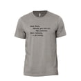 thumbnail image 1 of Dear Past, Thank You For All The Lessons Dear Future I Am Ready Men's Modern Fit Fun Casual T-Shirt Printed Graphic Tee Military Gray 3X-Large, 1 of 3