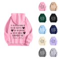 thumbnail image 1 of Dear Person Behind Me Hoodies for Women 2025 Fall Winter Trendy You Are Enough Graphic Sweatshirt with Pockets Pullover Top, 1 of 5