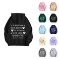 thumbnail image 1 of Dear Person Behind Me Hoodies for Women 2025 Fall Winter Trendy You Are Enough Graphic Sweatshirt with Pockets Pullover Top, 1 of 5
