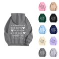 thumbnail image 1 of Dear Person Behind Me Hoodies for Women 2025 Fall Winter Trendy You Are Enough Graphic Sweatshirt with Pockets Pullover Top, 1 of 5