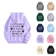 thumbnail image 1 of Dear Person Behind Me Hoodies for Women 2025 Long Sleeve Casual You Are Enough Graphic Sweatshirt with Pockets Pullover Top, 1 of 5