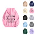 thumbnail image 1 of Dear Person Behind Me Hoodies for Women 2026 Long Sleeve Casual You Are Enough Graphic Sweatshirt with Pockets Pullover Top, 1 of 5