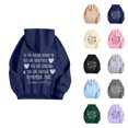 thumbnail image 1 of Dear Person Behind Me Hoodies for Women 2026 Long Sleeve Casual You Are Enough Graphic Sweatshirt with Pockets Pullover Top, 1 of 5