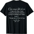 thumbnail image 1 of Dear Person Behind Me I Hope You Know Jesus Loves You, Beyond T-Shirt mens t hirt men，black，women，misfits，journey ，boys, 1 of 4