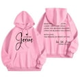 thumbnail image 1 of Dear Person Behind Me Jesus Hoodies for Women Fall Winter Long Sleeve Christian Hooded Sweatshirt with Pockets Pullover Tops, 1 of 7