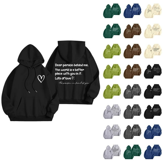 You Are Enough Hooded Sweatshirt, Dear Person Behind Me Hoodie, Positive Quote Christmas Hoody, Uplifting Unisex Hoodie Gift For Kind Souls