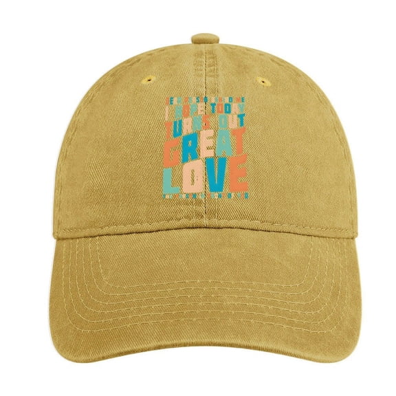 Dear Person Behind Me Sand Colour Hat Adjustable Funny Fashion Unisex Baseball Cap For Men Women