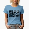thumbnail image 1 of Dear Person Behind Me, The World Is a Better Place With You in It, Groovy Retro Wavy Text Merch Gift, Baby Blue T-Shirt, Medium, 1 of 5