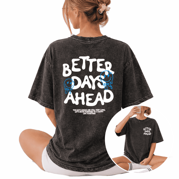 Dear Person Behind Me You Are Enough Motivational Tee S-2XL Washed Black Graphic Tees Casual Shirts for Empathy Fan Tops