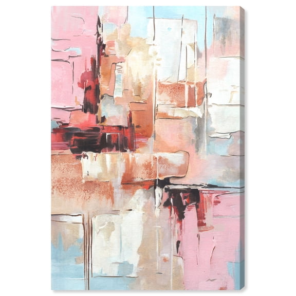 Dear Reminder Boho Elegant Abstract Canvas Wall Art by Art Remedy, Gallery Wrapped, 20"x30"