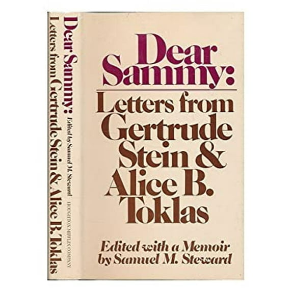 Pre-Owned Dear Sammy: Letters from Gertrude Stein and Alice B. Toklas (Hardcover) 0395253403 9780395253403