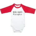 thumbnail image 1 of Dear Santa - 6-12 Months 3/4 Length Red Sleeve Onesie, 1 of 7