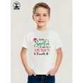 thumbnail image 1 of Dear Santa It Was My Brother's/Sister's Fault Graphic Kid T-Shirt Casual  Style With 100% Cotton Fabric,Suitable For Boys And Girls,Ideal Gift For Kids, 1 of 5