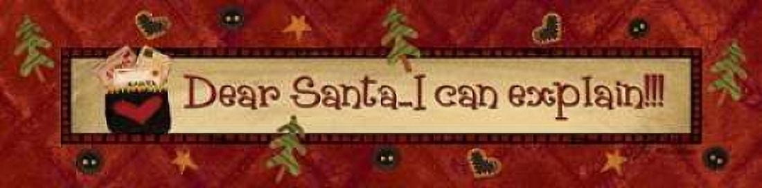 Dear Santa Canvas Art - Jo Moulton (8 x 24)