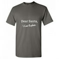 thumbnail image 1 of Dear Santa I Can Explain Tshirts for Women and Men, Ugly Holiday Xmax tee Camisas de Navidad Para Mujer Funny Sarcastic T shirt, 1 of 5