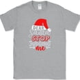 thumbnail image 1 of Dear Santa Stop Judging T-Shirt Funny Christmas Holiday Xmas Tee - Heather Grey, L, 1 of 1