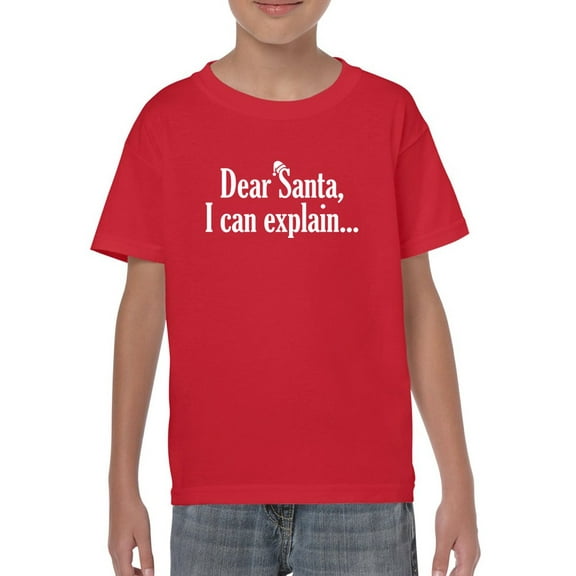 Dear Santa... T-Shirt Juniors -Smartprints Designs,  Medium