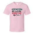 thumbnail image 1 of Dear Santa The Wine Made Me Do It Tee Funny Christmas Tshirt Holiday T Shirt, 1 of 1