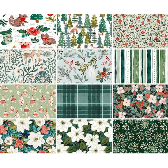 Dear Stella - Baby It's Cold Outside 10 inch Square Pack by Clara Jean 42 pcs