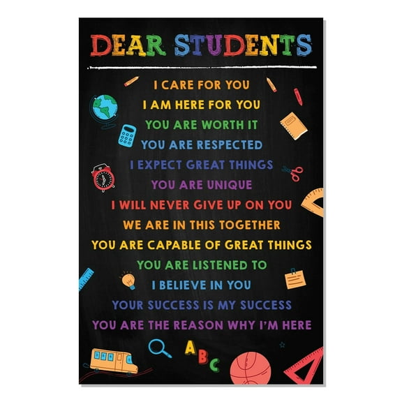 Dear Students , , Elementary Classroom, Teacher Supplies, Classroom Decor