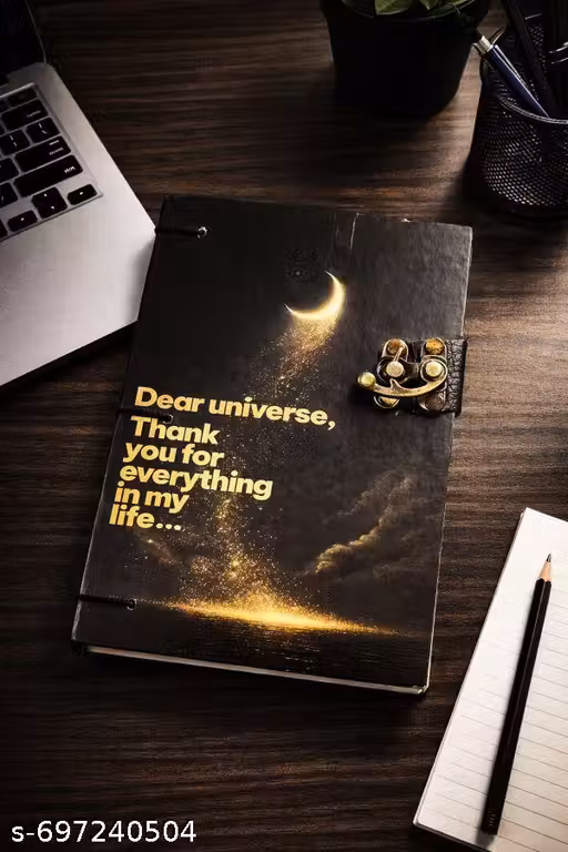 Dear Universe Diary – Inspirational Lock Journal with Thick 200 GSM Pages (5×7 inch)