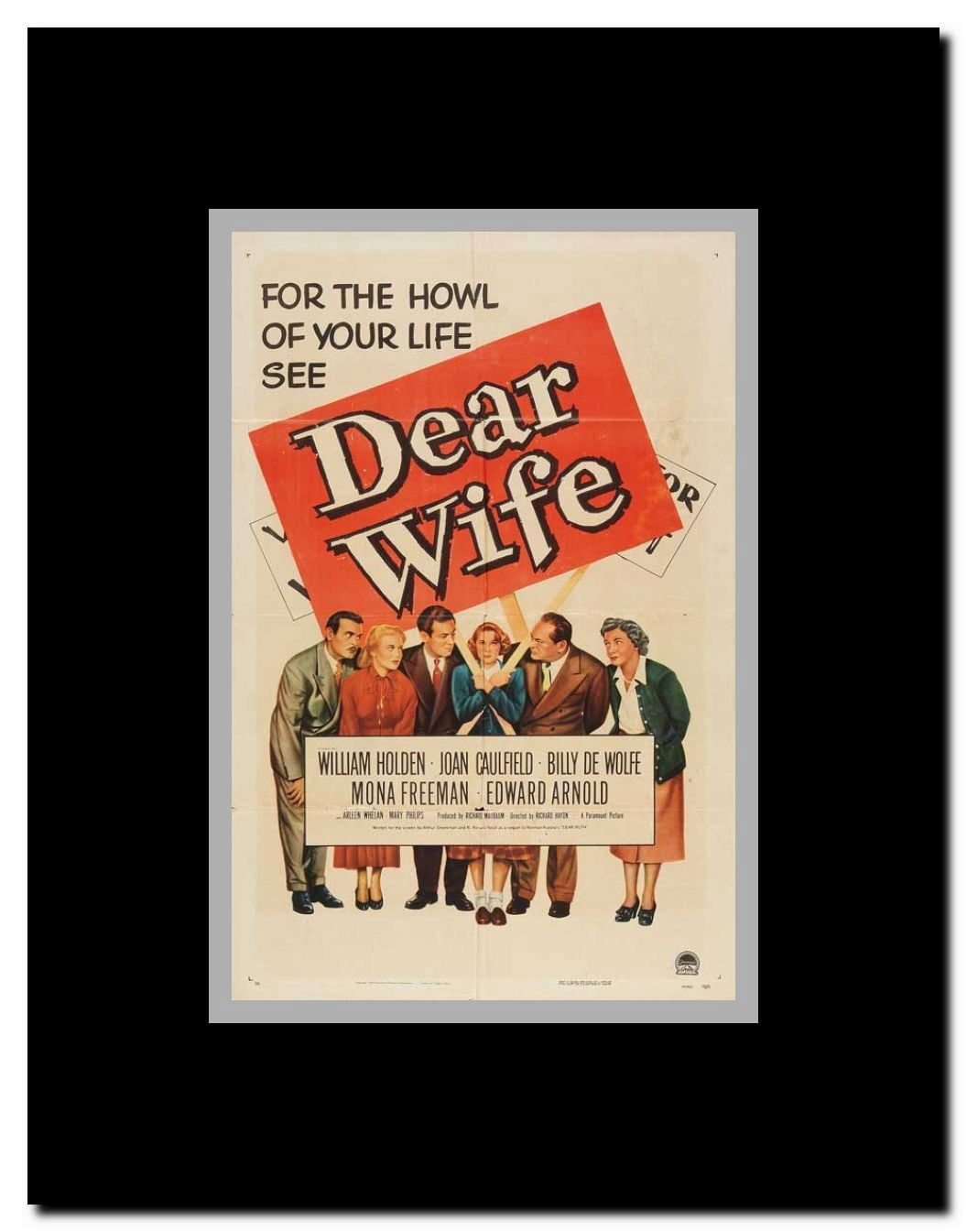 Dear Wife Framed Movie Poster