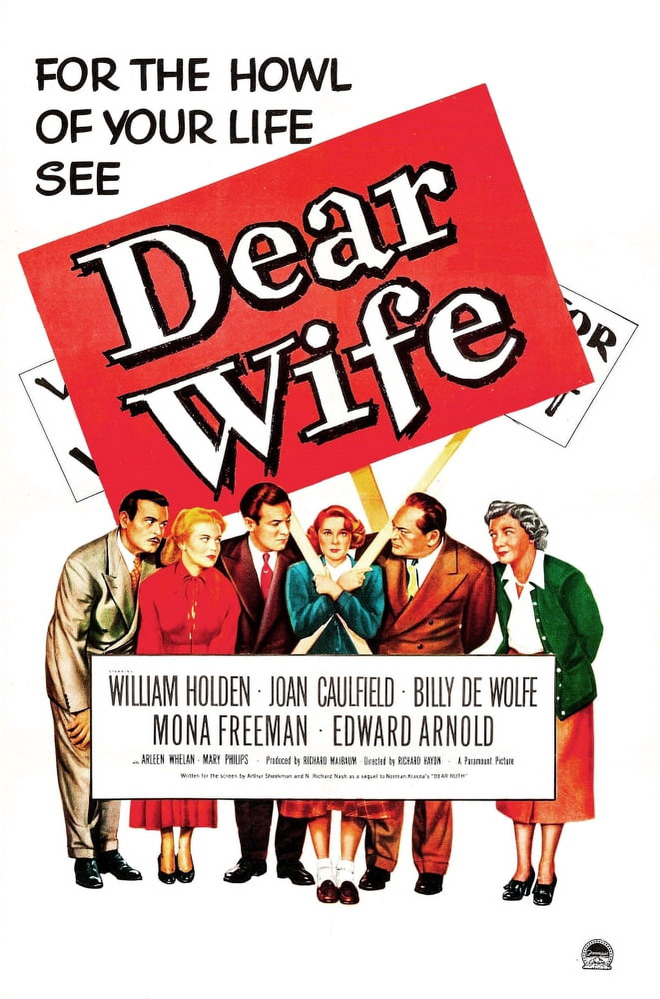Dear Wife U Canvas Art - (11 x 17)