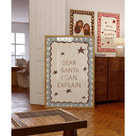 Dear Winter Character I Can Explain Design 2 Poster