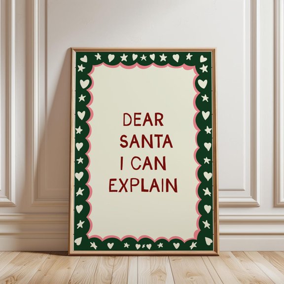 Dear Winter Character I Can Explain Design 4 Poster
