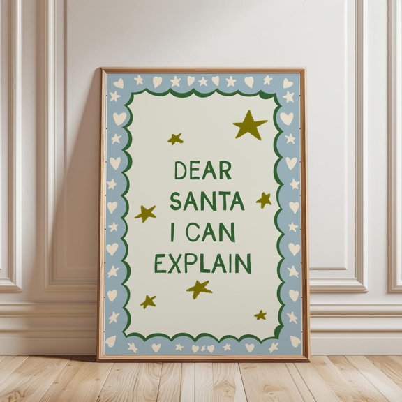 Dear Winter Character I Can Explain Design 6 Poster