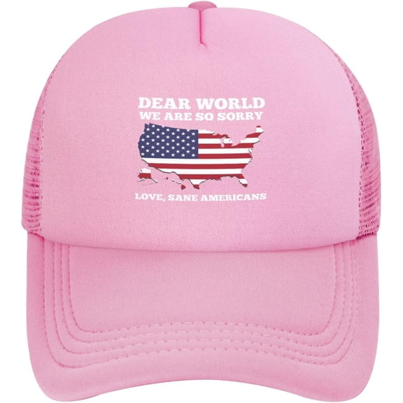 Dear World We are So Sorry Hat Baseball Cap Mesh Trucker Hats