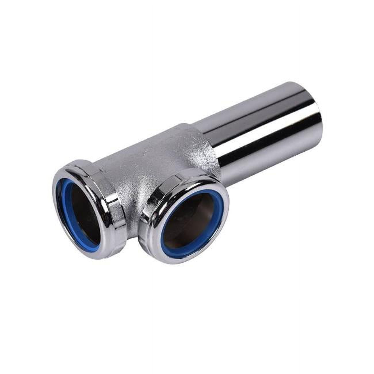 Dearborn 2185-1 1.5 in. 20 Gauge Slip Joint End Outlet Baffle Waste Tee