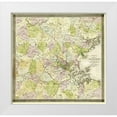 thumbnail image 1 of Dearborn 27x26 White Modern Wood Framed Museum Art Print Titled - Boston Massachusetts - Dearborn 1841, 1 of 4