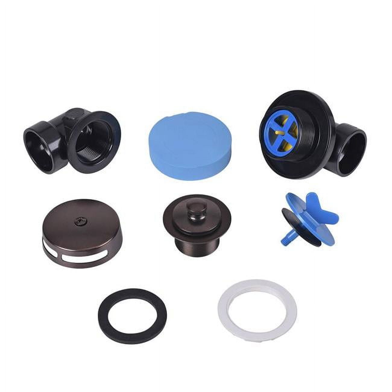 Dearborn A7325RB DBlue Half Kit, Schedule 40 - ABS Uni-Lift Stopper with Oil Trim, Rubbed Bronze Finish