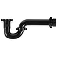 thumbnail image 1 of Dearborn A9704 1.5 in. P-Trap with PVC Threaded Adapter, Black, 1 of 2