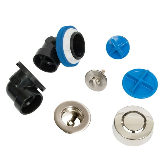 Dearborn A9940ps True Blue 1-1/2" Tub Drain Kit - - Nickel