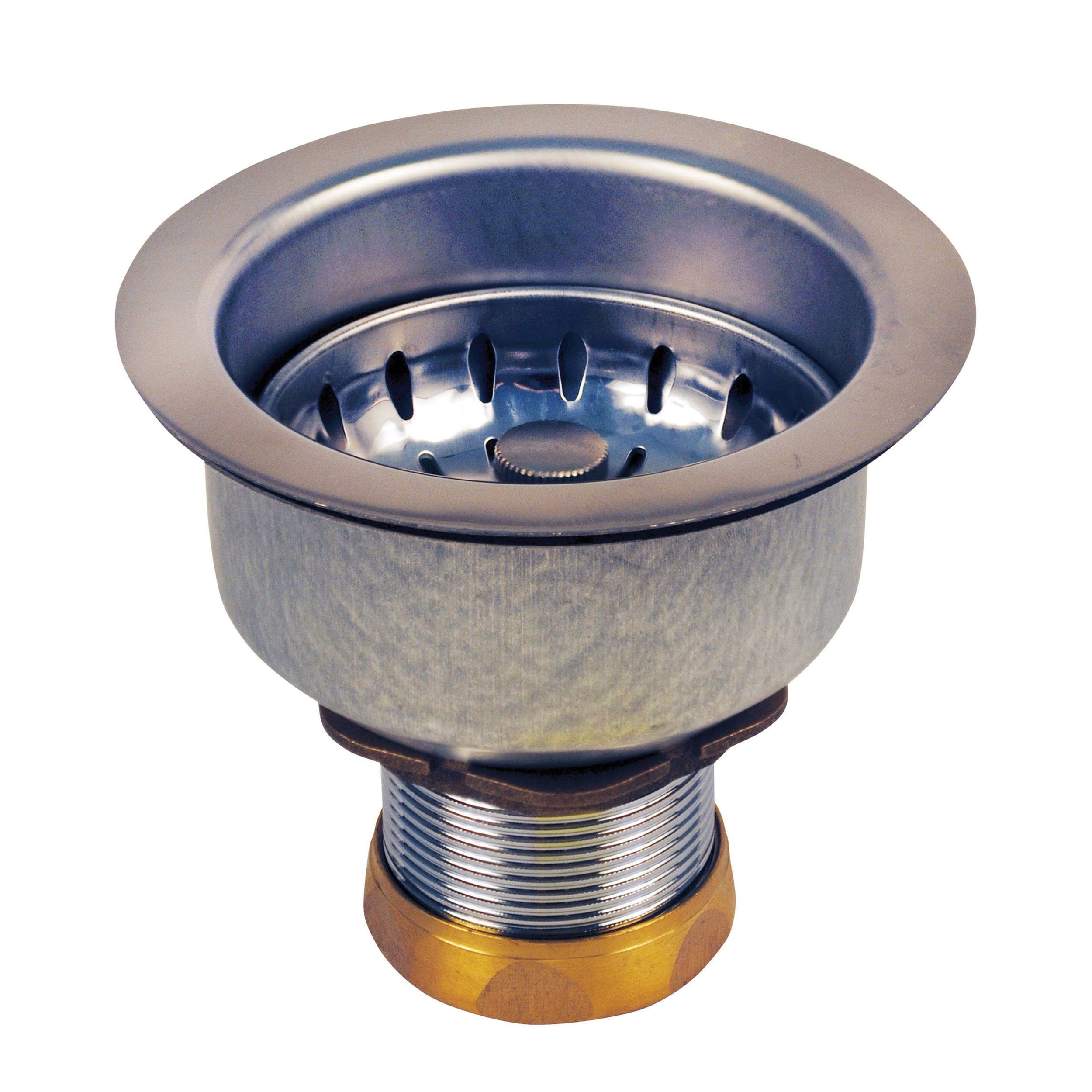 Deep Locking Cup Stainless Steel Kitchen Sink Strainer with Neoprene Stopper
