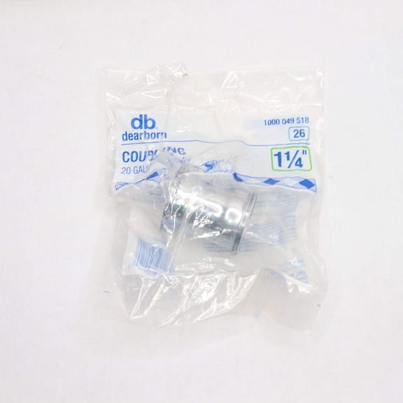 Dearborn Compression Coupling Double Slip-Joint Chrome 20G 1-1/4 x 2 HDC793C-1