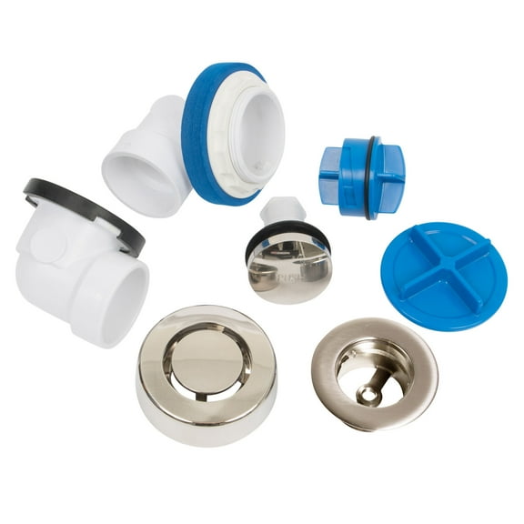 Dearborn P9950ps True Blue 1-1/2" Tub Drain Kit - - Nickel