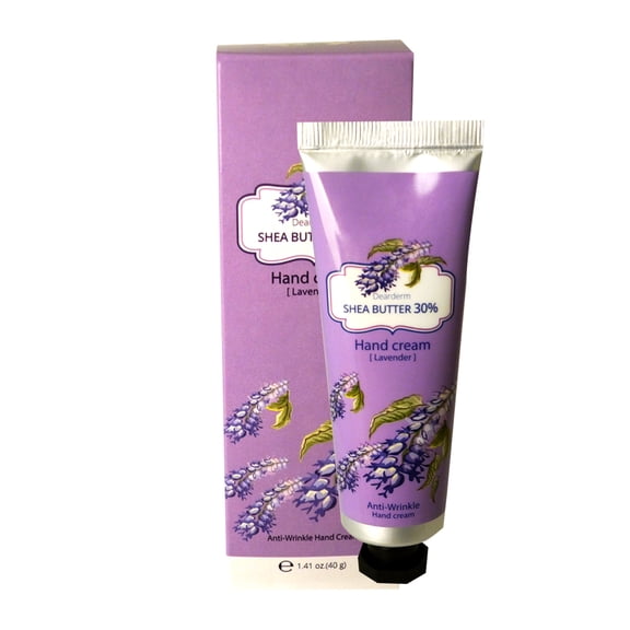 Dearderm Shea Butter Hand Cream Lavender 1.41oz/40g